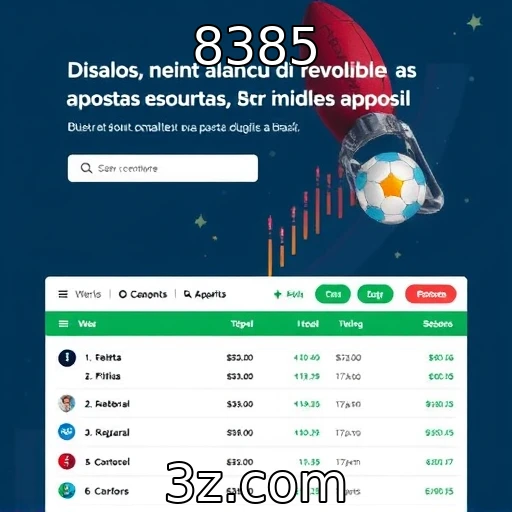 8385 | Apostas esportivas: estratégias para vencer em partidas decisivas